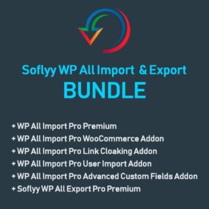Soflyy WP All Import + WP All Export Pro Package WordPress Plugin