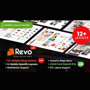Tema Revo WordPress - WooCommerce multipropósito