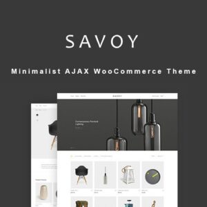 Tema de WordPress Savoy – Minimalista AJAX WooCommerce