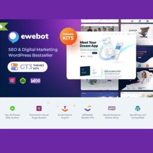 Ewebot WordPress Theme – SEO Marketing Agency