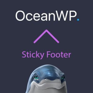 Pie de página adhesivo de OceanWP