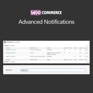 WooCommerce Advanced Notifications WordPress Plugin