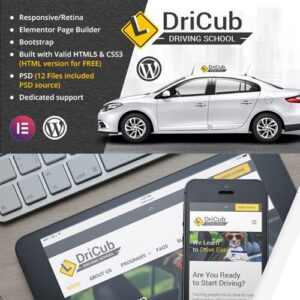 DriCub - Driving School WordPress Theme