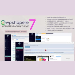 Wordpress Admin Theme - WPShapere