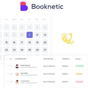 WordPress Appointment Booking Plugin Booknetic is the best appointment scheduling plugin for WordPress, allowing customization and automation of online bookings.