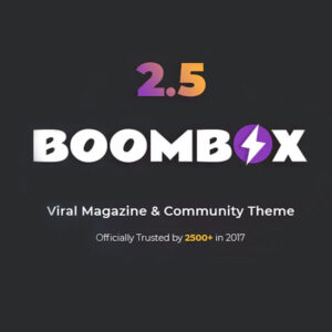 meet Boombox logo Viral Magazine & Community Theme