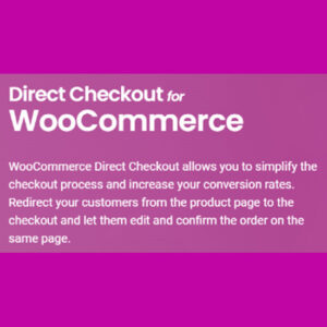 PRO Direct checkout, Add to cart redirect, Quick purchase button, Buy now button, Quick View button for WooCommerce