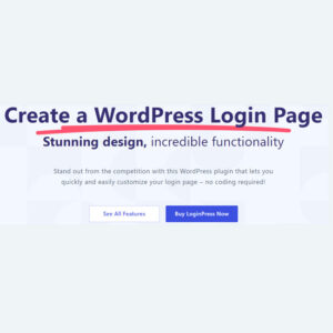 Stand out from the competition with this WordPress plugin that lets you quickly and easily customize your login page – no coding required!