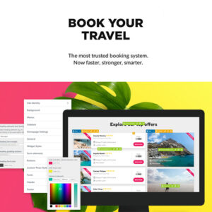 The mostTRUSTEDBOOKING SYSTEM The online booking WordPress theme that has started it all. Book Your Travel − growing together.
