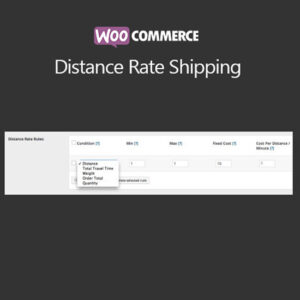 Easily offer shipping rates based on the distance or total travel time to your customer.
