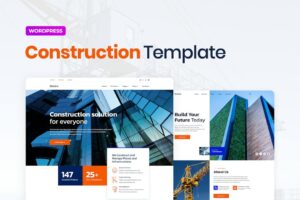 Dustro — Template Kit Elementor para empresa de construção
