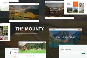 Mounty | Template Kit de acampamento para caminhadas e acampamento infantil