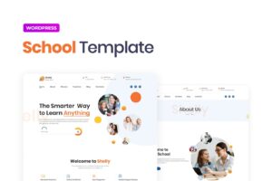 Shelly school template kit for elementor