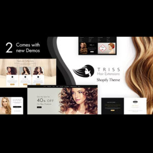 Triss - Hair Extension, Beauty Salon Shopify Theme