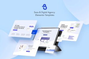 Burto - Kit de modelos Elementor para Agência digitais e Saas