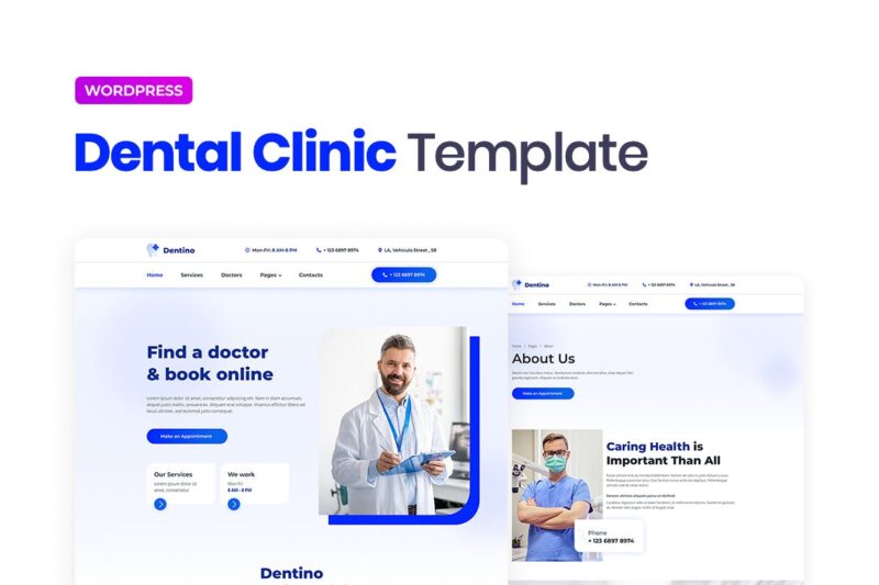 Dentino — Dental Clinic Template Kit