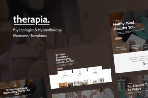 Therapia - Modelos Elementor de Psicólogo e Hipnoterapia