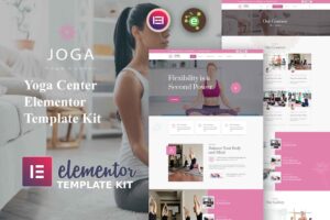 Yoga - Kit de plantillas Elementor para meditación y yoga
