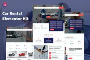 Kareta - Template Kit de Elementor para servicios de alquiler de coches