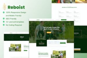 Reboist - Template Kit Elementor de Paisagem e Jardinagem