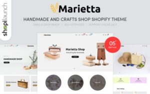 Marietta - Handmade & Crafts Shop Shopify Theme