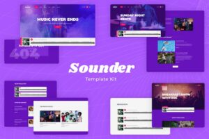 Sounder | Internet Radio and Streaming Elementor Template Kit