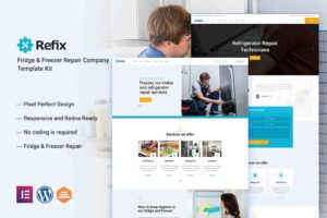 Refix - Template Kit Elementor para empresa de conserto de eletrodomésticos