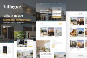 Villague - Private Villa and Resort Elementor Kit Template