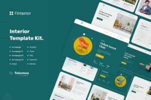 Finterior | Interior Design and Architecture Elementor Templates Kit