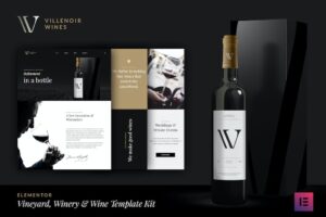 Villenoir - Kit de plantillas de vino