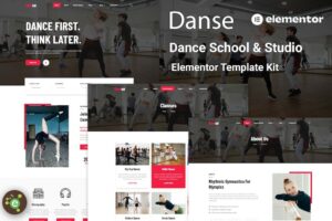 Danse - Template Kit for dance school and studio Elementor