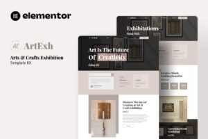 Artech - Template Kit Elementor para exposições de artes e ofícios