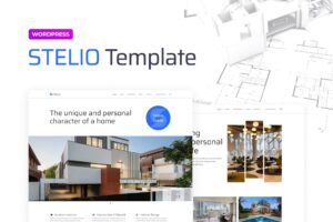 Stelio — Kit de Template Kit Elementor Pro para arquitetos e construtoras