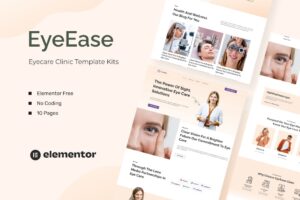 EyeEase - Template Kits para clínicas oftalmológicas