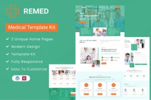 Remed - Template Kit Elementor para clínicas médicas