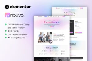 Novo - Kit de Templates Elementor Pro para Agência de Marketing Digital