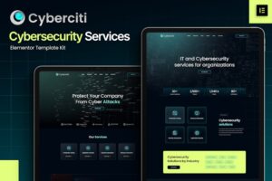 Cyberciti - Template Kit Elementor para serviços de segurança cibernética