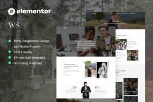 Wedshot - Template Kit Elementor para serviço de fotografia de casamento