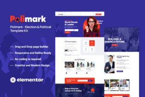 Polimark - Template Kit Elementor para campanhas políticas e eleições