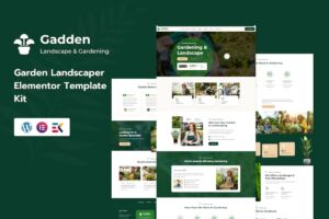 Gadden - Kit de Templates Elementor para Jardim e Paisagismo