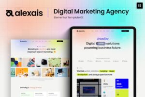 Alexais - Kit de Modelos Elementor para Agência de Marketing Digital