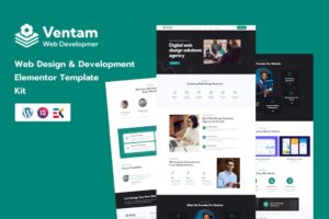 Ventam - Kit de Templates Elementor para Agência de Web Design
