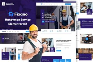 Fixano - Elementor Template Kit for manual services