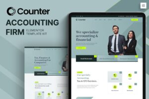 Template Kit Elementor para contador - empresa de contabilidade