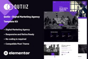 Qutiiz - Template Kit para Agencia de Marketing Digital