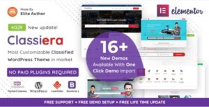 Classiera – Classified Ads WordPress Theme Nulled Free Download | Baixar | Descargar