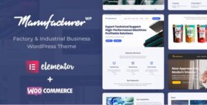 Manufacturer - Factory and Industrial WordPress Theme Nulled Free Download | Baixar | Descargar