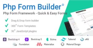 PHP Form Builder - Advanced HTML forms generator with Drag & Drop Nulled Free Download